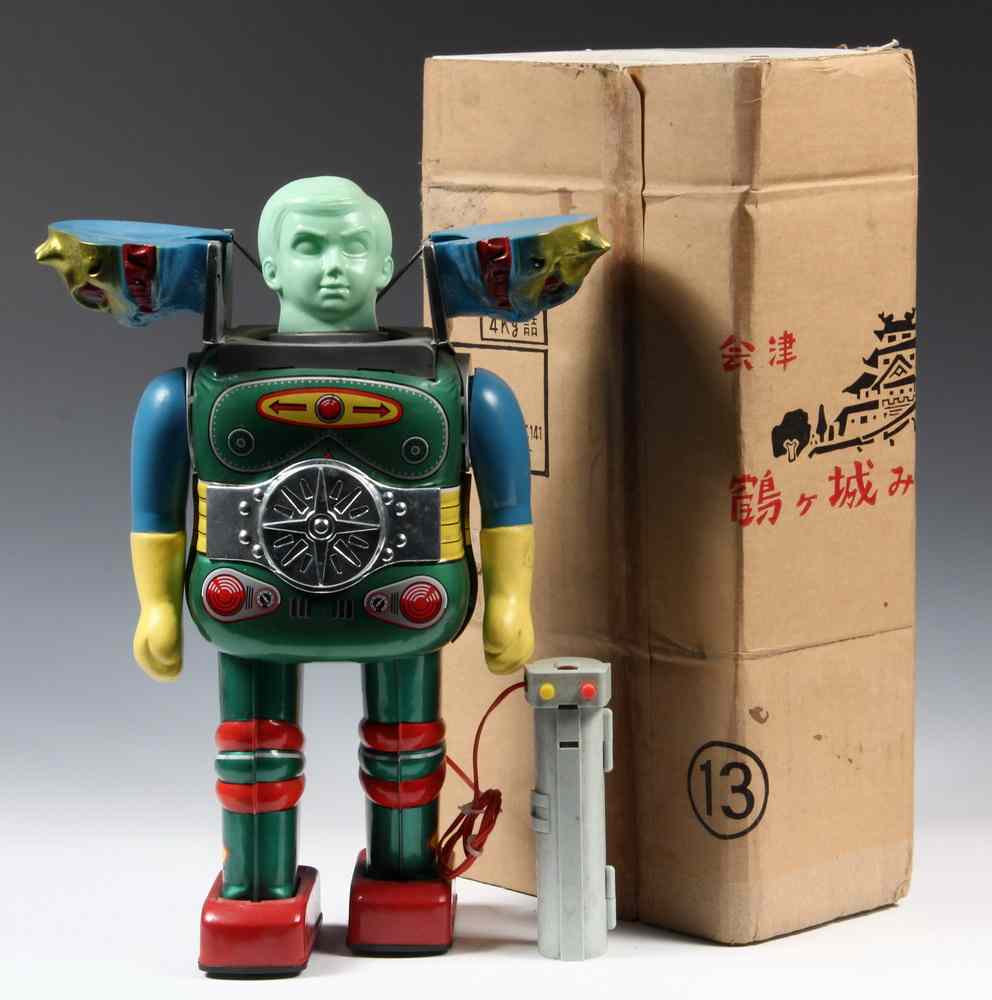 Appraisal: X-RARE JAPANESE TIN ROBOT TOY - Samle Model of 'Metamorph'