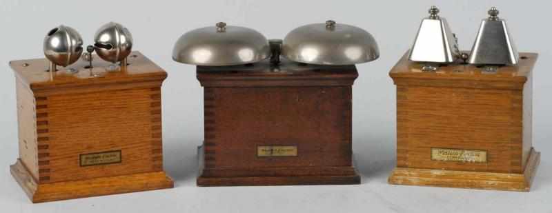 Appraisal: Lot of Western Electric Extension Bell Boxes Description Circa Includes