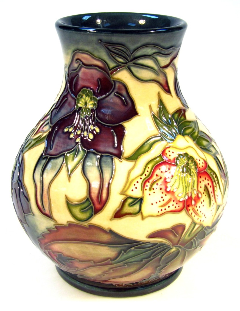 Appraisal: A Moorcroft vase of bellied circular outline tube lined with