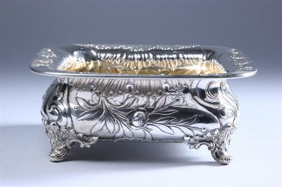 Appraisal: GERMAN SILVER REPOUSS BOWL th century W Baumann Berlin Square