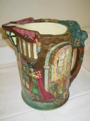 Appraisal: A ROYAL DOULTON PIED PIPER OF HAMELIN JUG by Charles