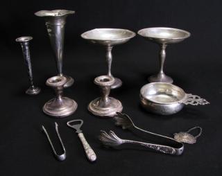 Appraisal: Description Group of Sterling and Weighted Sterling pieces total five