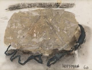 Appraisal: MARTIN JOSEPH HOFFMAN AMERICAN - Abstract Composition in Grey mixed