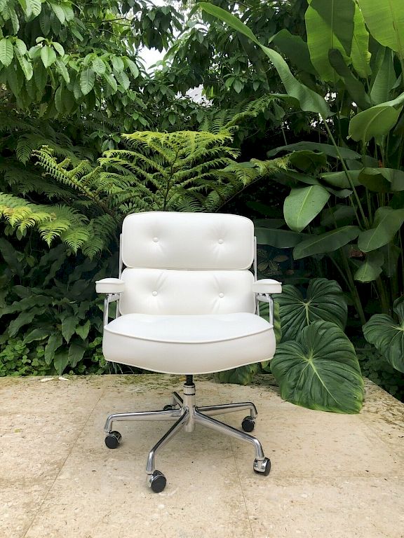 Appraisal: Eames Herman Miller Time Life Chair - - White Eames