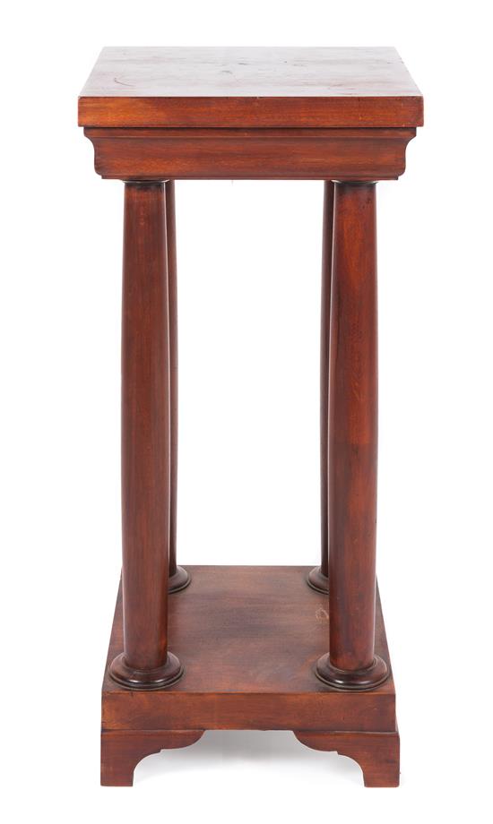 Appraisal: Sale Lot A Mahogany Pedestal having a square top and