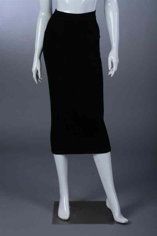 Appraisal: TWO ALA A BLACK SKIRTS s size medium Including one