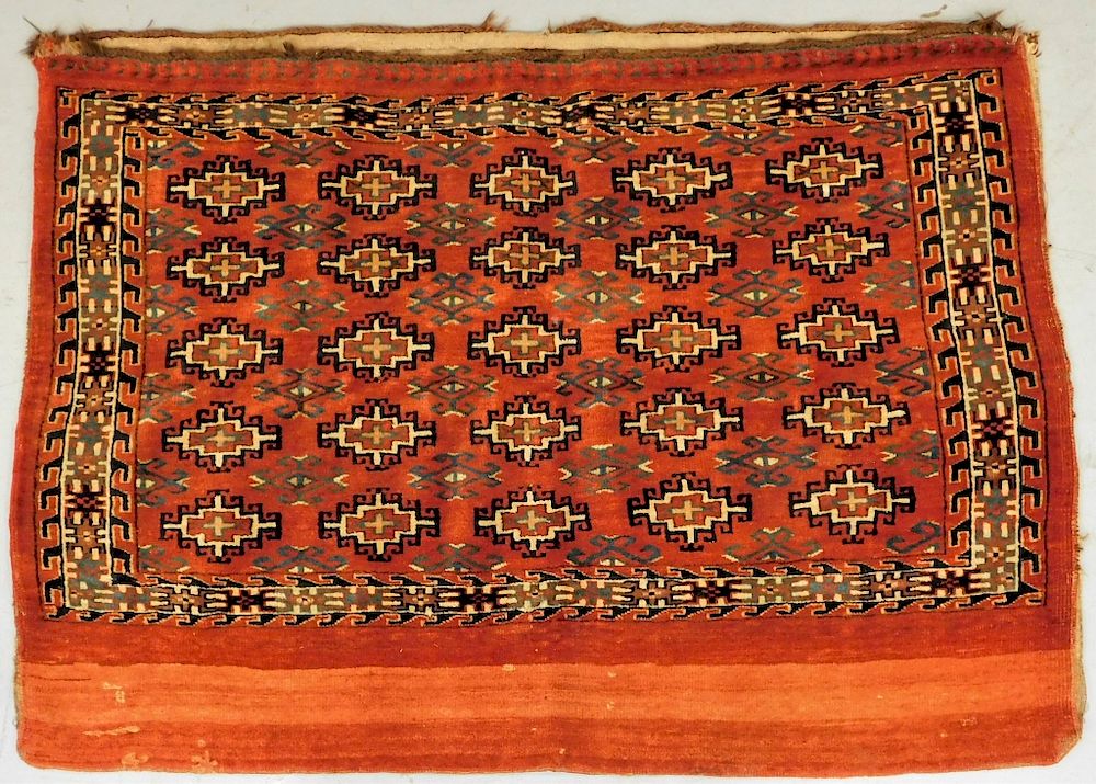 Appraisal: Antique Middle Eastern Bag Face Textile Rug Antique Middle Eastern