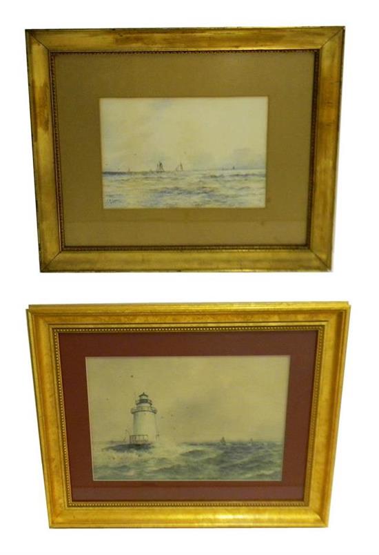 Appraisal: Charles Russell Loomis American - two watercolors on paper the