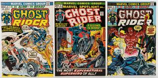 Appraisal: Ghost Rider Lot of Five Comic Books Ghost Rider Lot