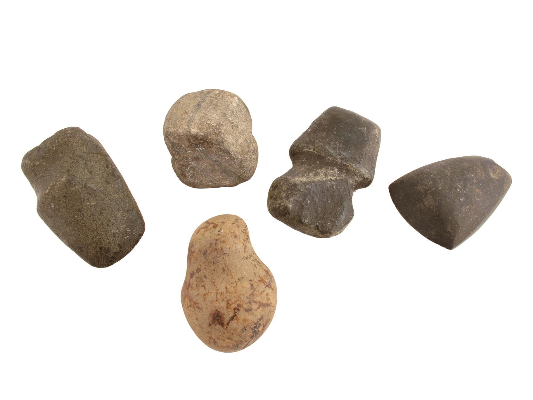 Appraisal: Three Neolithic stone axe heads