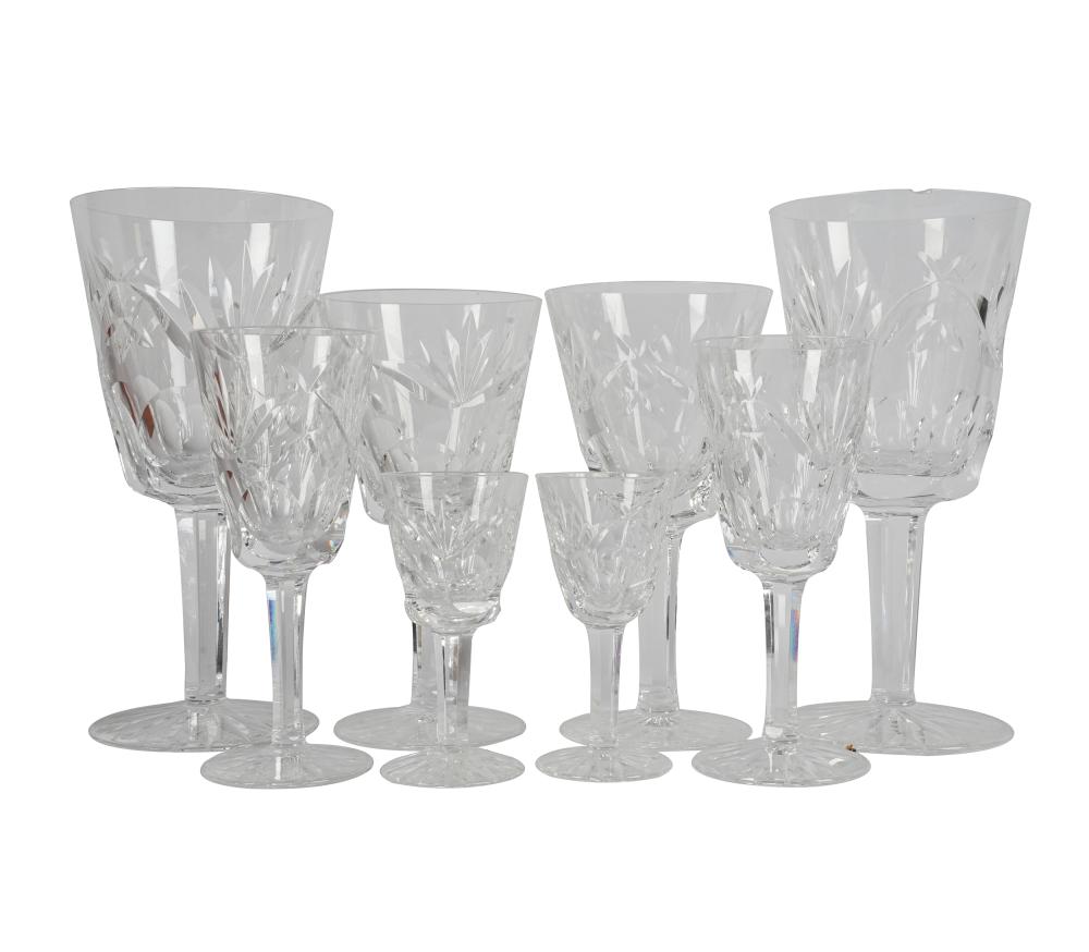 Appraisal: WATERFORD ASHLING CRYSTAL STEMWARE SERVICEmarked comprising water goblets high wine