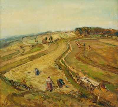 Appraisal: Josef Konecny Czech - Early on the Field Oil on