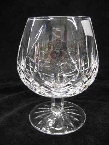 Appraisal: Waterford ''Lismore'' Cut Crystal BrandyGlass '' signed excellent