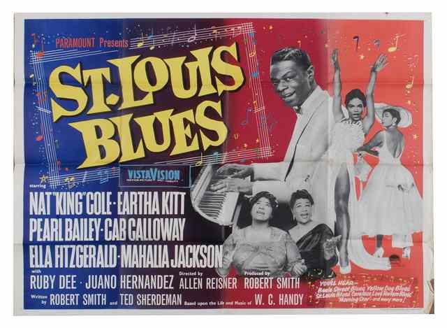 Appraisal: ST LOUIS BLUES Paramount drama starring Nat King Cole Eartha