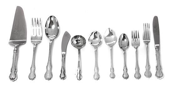 Appraisal: An American Silver Partial Flatware Service Towle Silversmiths Newburyport MA