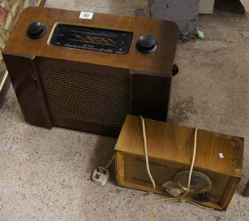 Appraisal: Wooden cased Regentone Radio and Murphy Radio