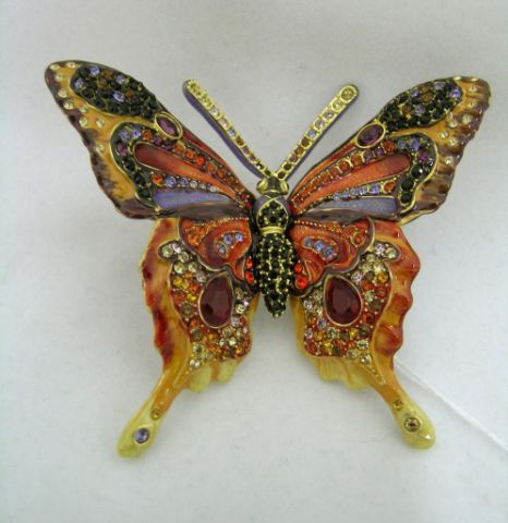 Appraisal: Jay Strongwater butterfly figurine with original box