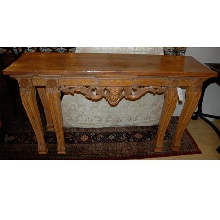 Appraisal: George II Style Pine Console Estimate -