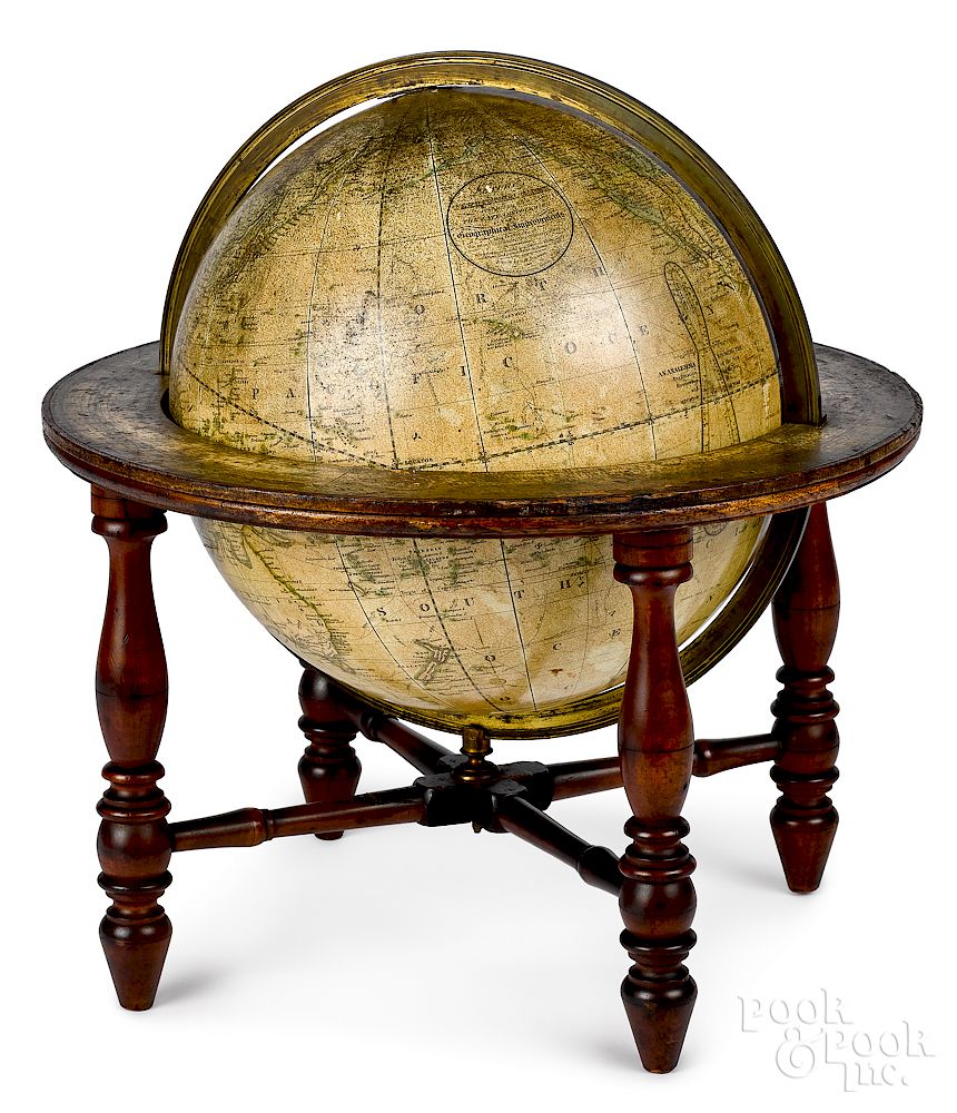 Appraisal: Gilman Joslin Boston Terrestrial Globe Gilman Joslin Boston Terrestrial Globe