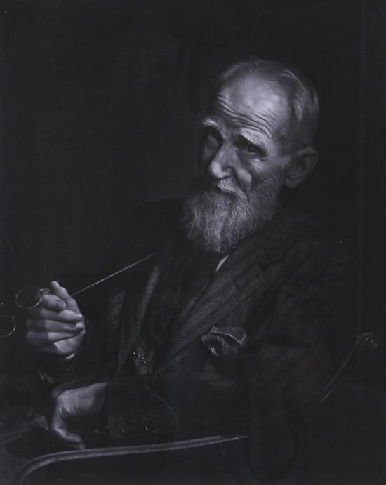 Appraisal: YOUSUF KARSH Canadian - GEORGE BERNARD SHAW signed lower left