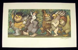 Appraisal: Maurice Sendak WHERE THE WILD THINGS ARE c Artist Signed