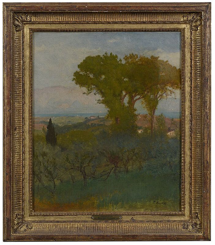 Appraisal: George Inness American - Perugia c - signed lower right