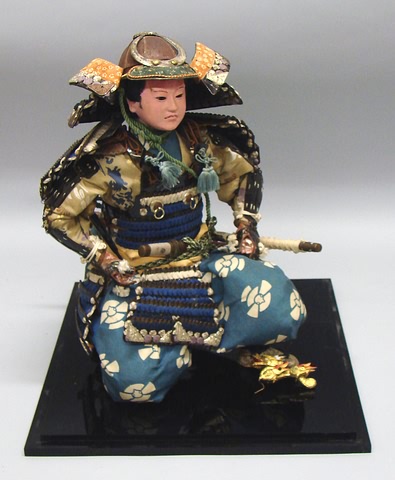 Appraisal: Asian Male Japanese Doll in the Manner of the Samurai