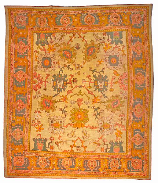 Appraisal: An Oushak carpet West Anatolia late th century size approximately