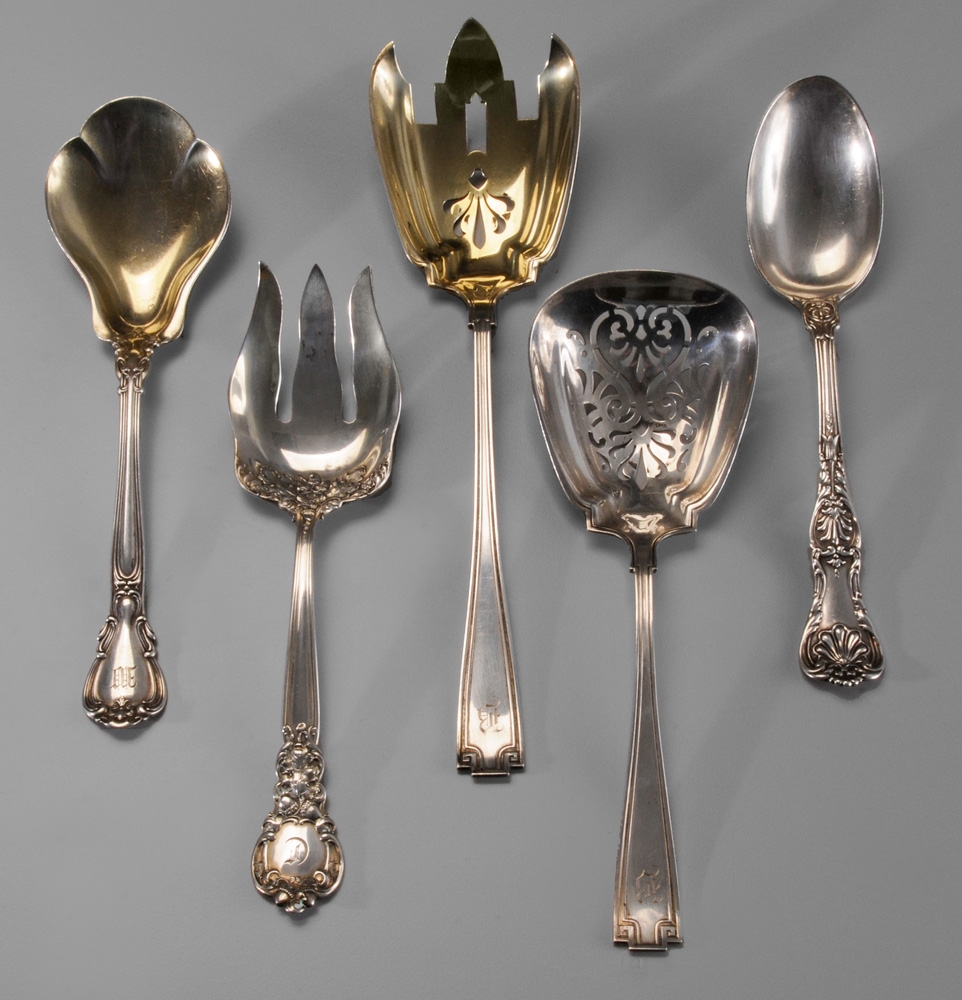 Appraisal: Eleven Gorham Sterling Serving Piec