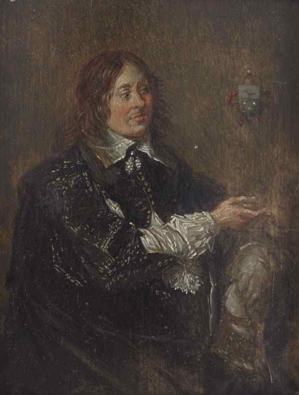 Appraisal: WILLEM COYMANS IN AN INTERIOR EARLY OIL ON BOARD AFTER