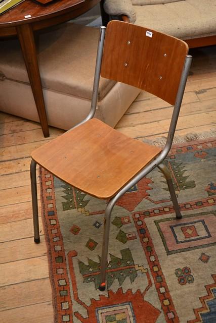 Appraisal: A SET OF FOUR RETRO INDUSTRIAL CHAIRS A SET OF