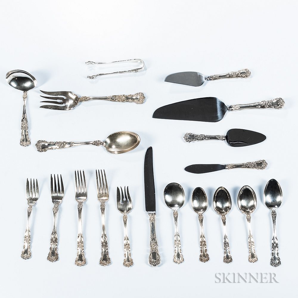 Appraisal: Gorham Buttercup Pattern Sterling Silver Flatware Service Gorham Buttercup Pattern