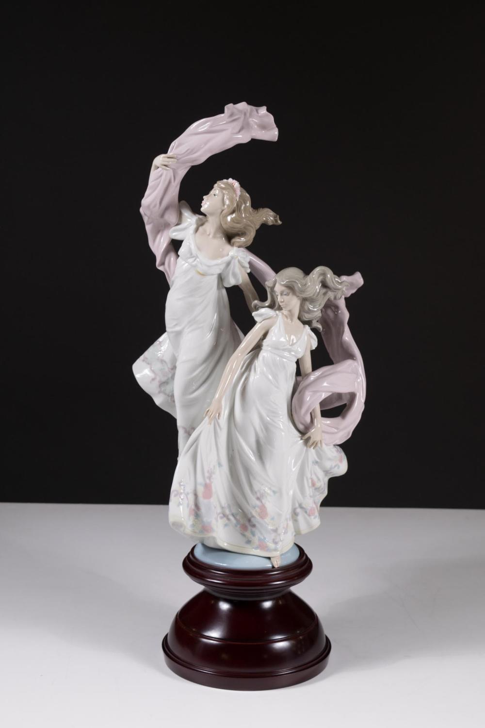 Appraisal: LLADRO ALLEGORY OF LIBERTY PORCELAIN SCULPTURE by the sculptor Jose