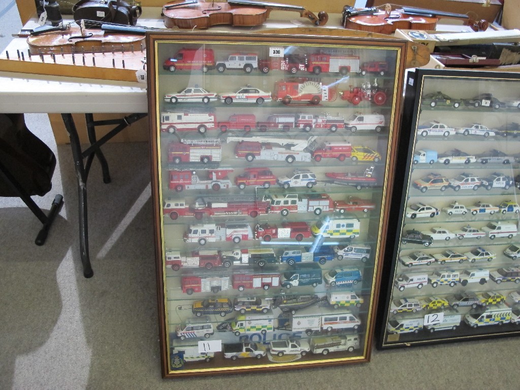 Appraisal: A collection of assorted die-cast model emergency service vehicles fire