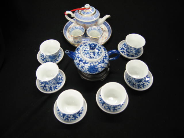 Appraisal: Oriental Porcelain Miniature Tea Sets