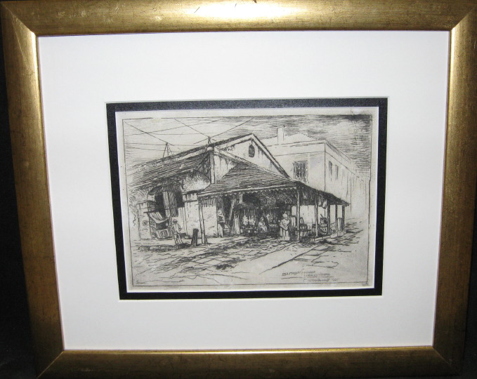 Appraisal: Ellsworth Woodward American New Orleans - St Mary's Market New