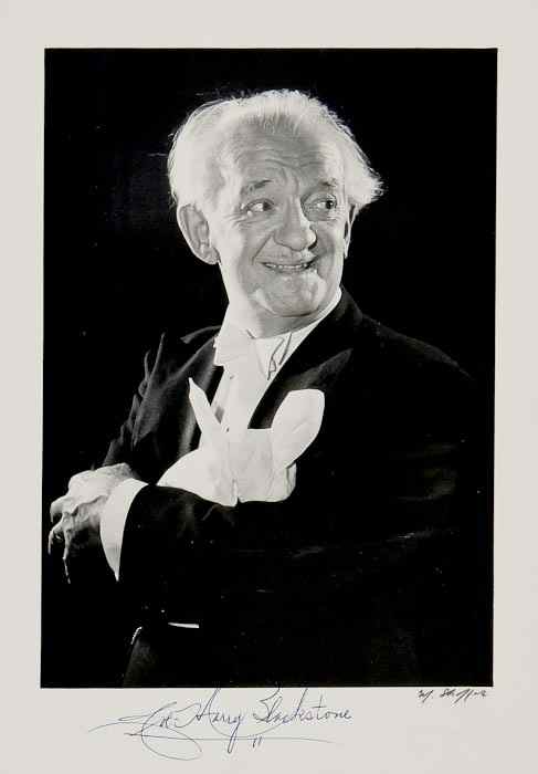 Appraisal: Blackstone Harry Senior Three photographs comprising a studio portrait by