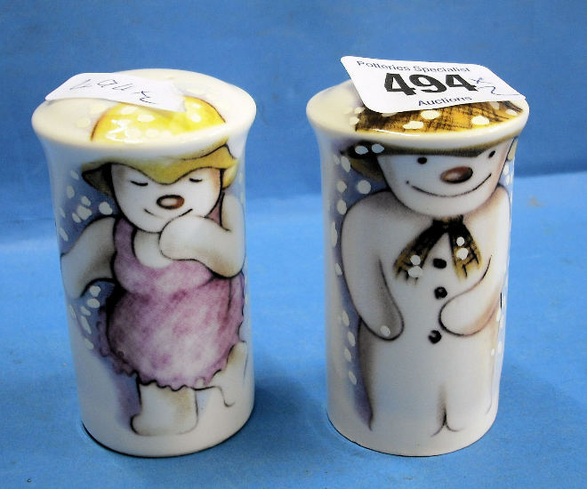 Appraisal: Rare Royal Doulton Snowman Salt and Pepper Pot