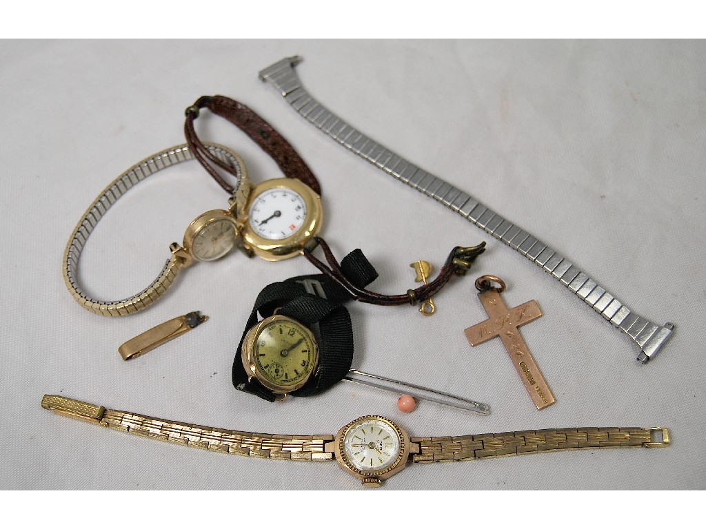 Appraisal: Three ladies wristwatches including one Tudor Royal ct and two