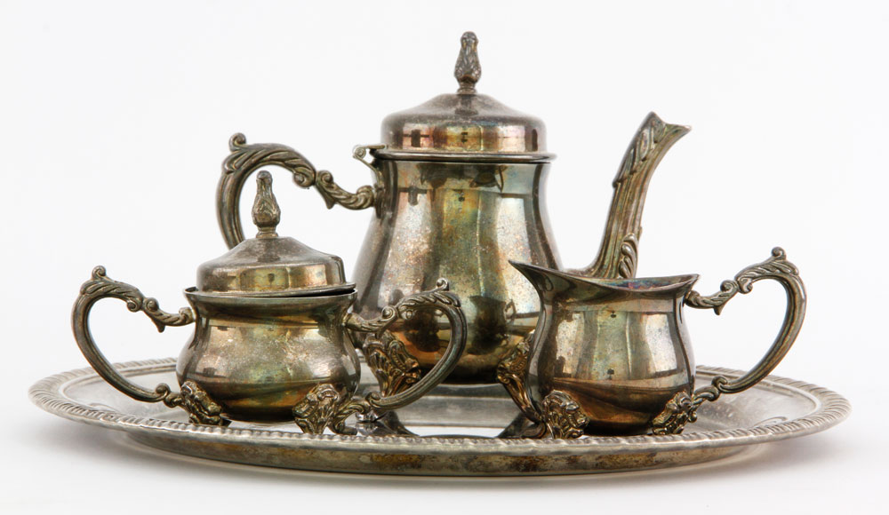 Appraisal: - Silver-Plate Children's Tea Set Children's tea set silver-plate including