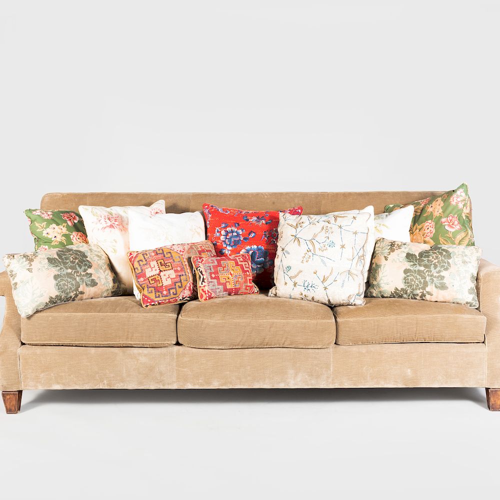 Appraisal: Group of Twelve Patterned Pillows Comprising two pairs and one