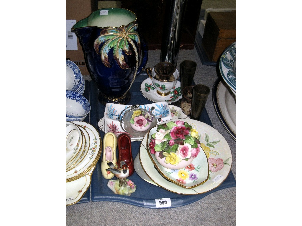 Appraisal: Tray lot of assorted ceramics - Beswick jug etc