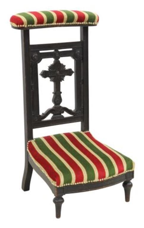 Appraisal: French Napoleon III period prie-dieu prayer kneeler late th c