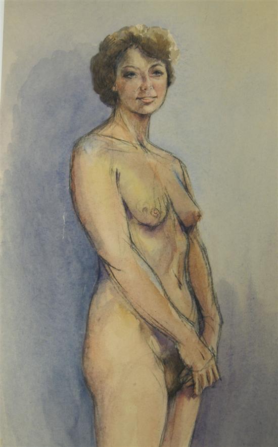 Appraisal: Wilfred G May a collection of watercolour sketches and oils