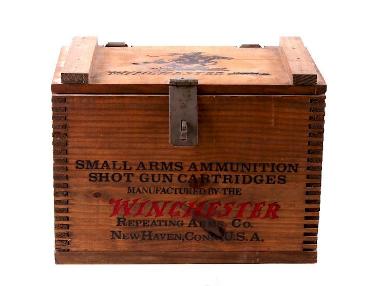 Appraisal: Winchester Shot Gun Cartridge Wooden Box Offered to you in