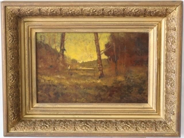 Appraisal: LOUIS H RICHARDSON - SO DARTMOUTHARTIST OIL PAINTING LANDSCAPE WITH