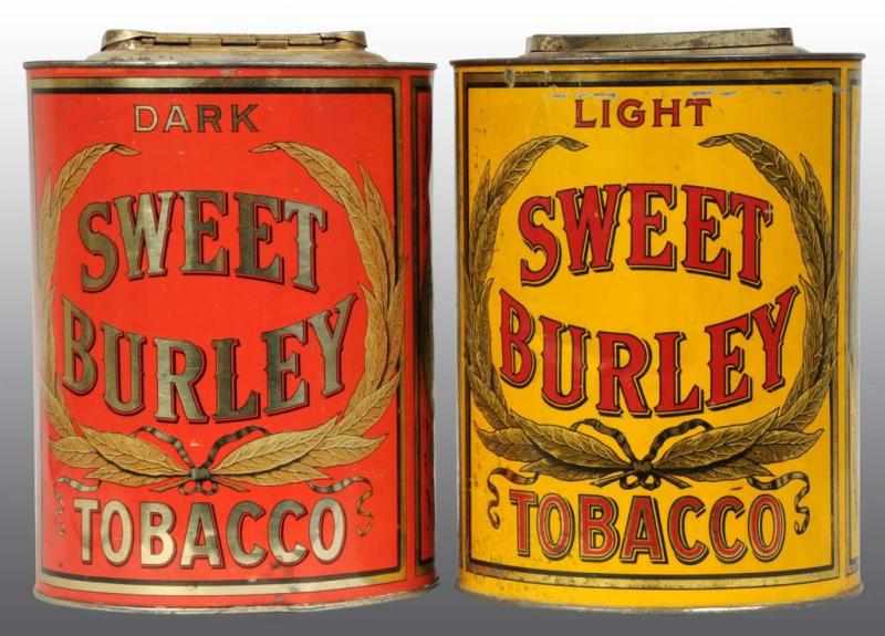 Appraisal: Lot of Sweet Burley Tobacco Store Bins Description The dark