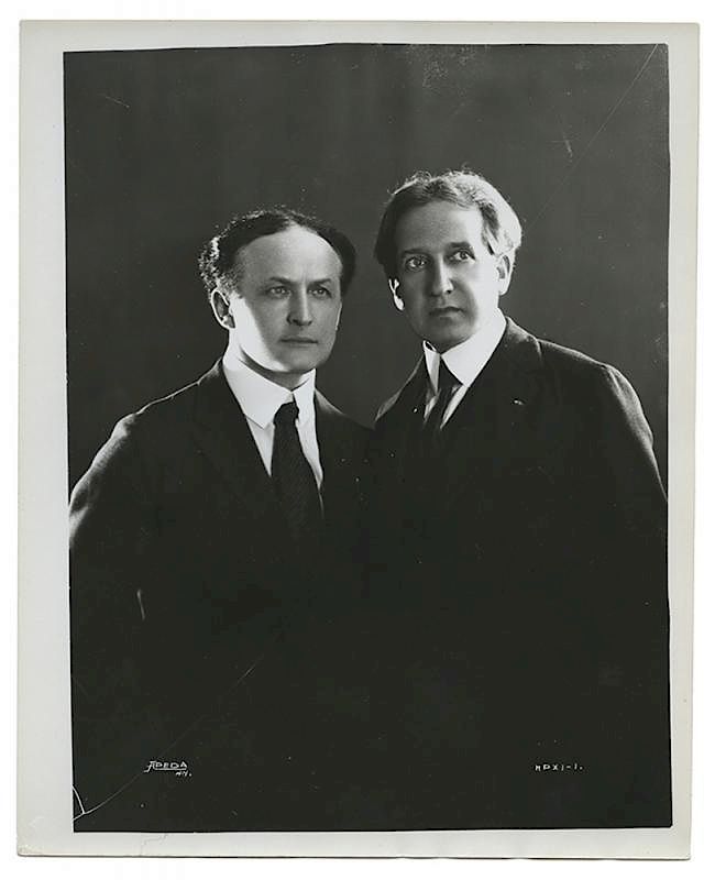 Appraisal: Collection of Photographs of Houdini Houdini Harry Ehrich Weisz Collection