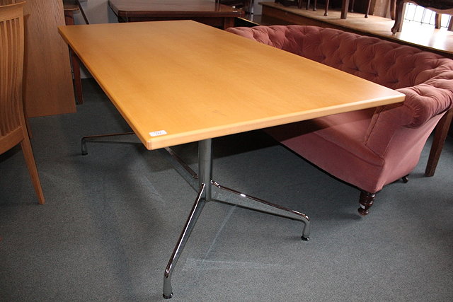 Appraisal: A CHARLES EAMES DESIGN DINING TABLE manufactured by Vitra on