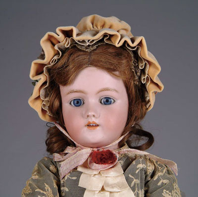 Appraisal: HEINRICH HANDWERCK SIMON HALBIG BISQUE HEAD GIRL DOLL Blue sleep